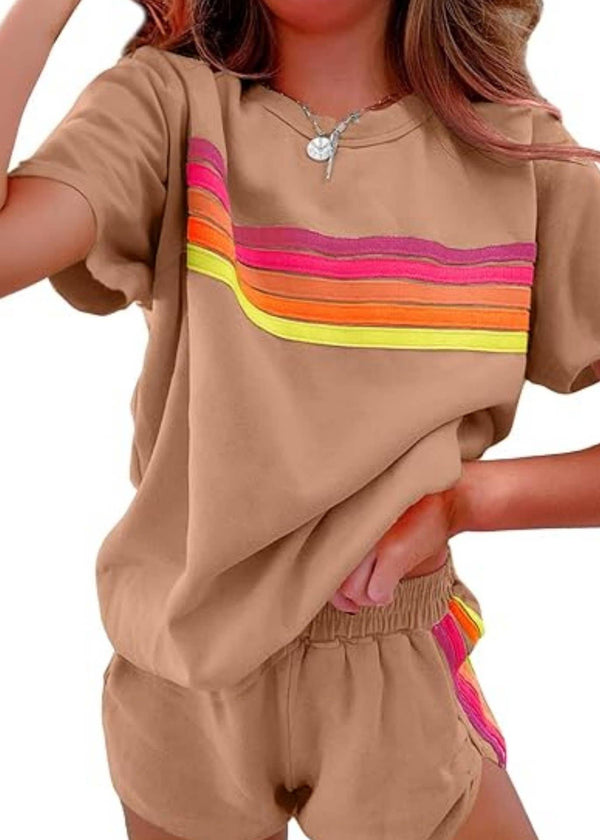 Aviator stripe 2 piece set