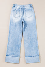 Beau Distressed Straight Jeans