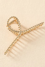 Gold Twist Large Alloy Hair Clip