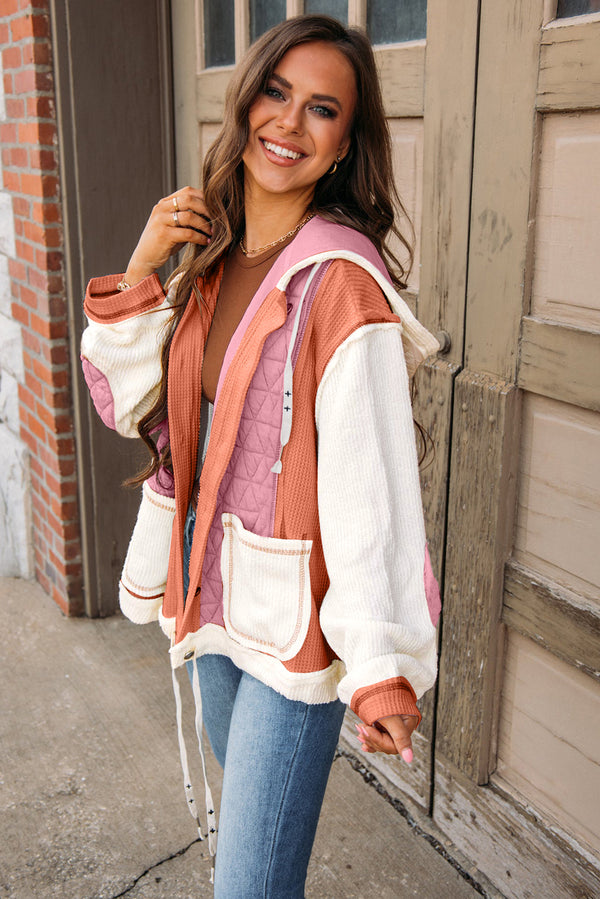 FREEISH Patchwork Hooded Jacket