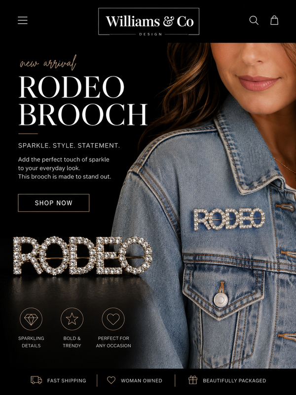 Rodeo Brooch