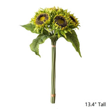 Faux Yellow Sunflower Bouquet 13