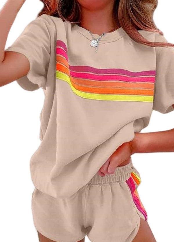 Aviator stripe 2 piece set