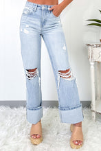 Beau Distressed Straight Jeans