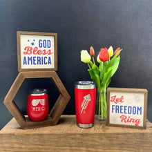 God Bless America 4th Of July Small Sign
